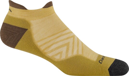 Darn Tough Men"s Run No Show Tab Ultra Lightweight with Cushion Sandstone XL 46 49.5