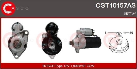 CASCO CST10157AS Starter CASCO CST10157AS Starter
