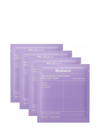 Biodance Biodance - Rejuvenating Caviar Pdrn Real Deep Mask (4Pcs.) - Nude - 4 PCS Biodance Biodance - Rejuvenating Caviar Pdrn Real Deep Mask (4Pcs.) - Nude - 4 PCS