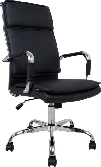 Kontorstol HOME4YOU Ultra 106,5–116,5 cm Svart - svart