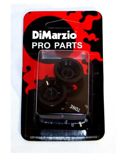 DIMARZIO DM2111BK Strat Knob Set Black