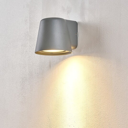 GU10 vegglampe Grå IP65 inne/ute uten lyskilde