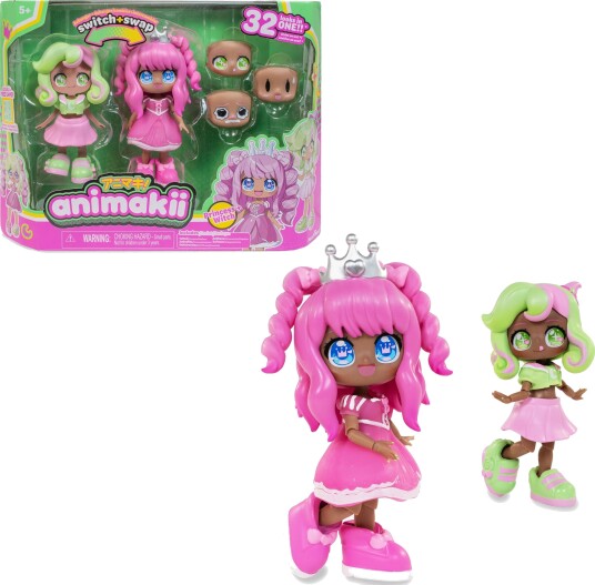 Animakii Dukke Sett Prinsesse/Heks Animakii Dukke Sett Prinsesse/Heks