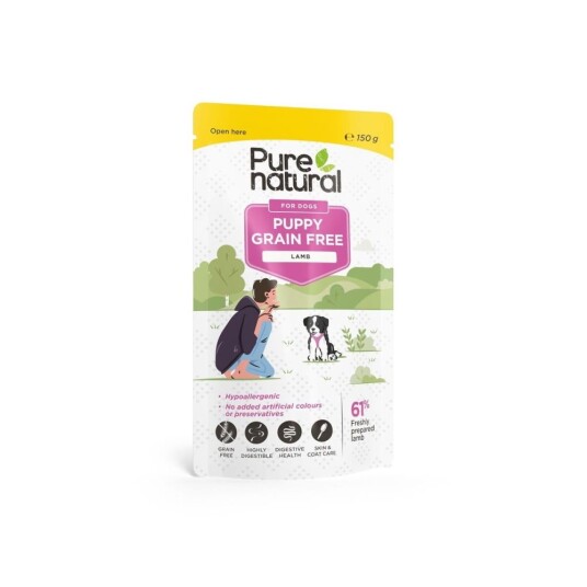 Purenatural Puppy Grain Free Lam 150 G