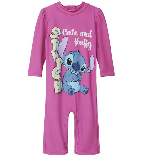 name it Nmfmosa Stitch Uv 3/4 Suit Wdi Pink 92