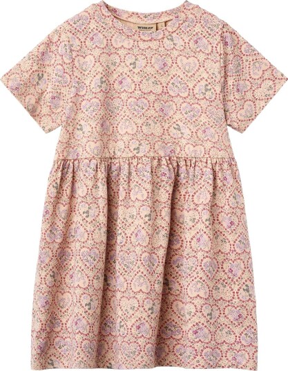Wheat Jersey Dress S/S Anna Multi/patterned 98