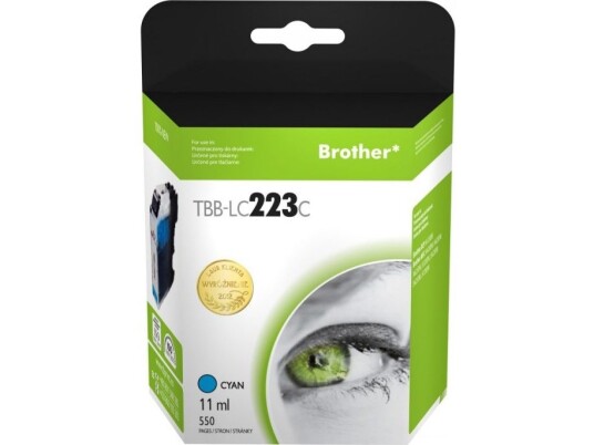 Tb - 11 Ml - Cyan - Kompatibel - Blekkpatron (Alternativ For: Brother Lc-223C) - For Brother Dcp-J4120 J562 Mfc-J4625 J480 J5320 J680 J880  Business Smart Mfc-J4420