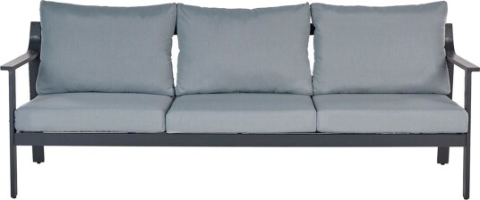 3 sitssoffa Beliani Kiato Grå/svart Grey\|\|Black