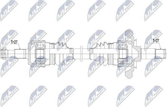 Nty Drivaksel NTY NPW ME 217 Nty Drivaksel NTY NPW ME 217