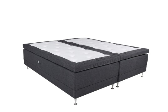 Venture Design Vansbro kontinental seng Mørkegrå 180 cm Fast Grå Venture Design Vansbro kontinental seng Mørkegrå 180 cm Fast Grå