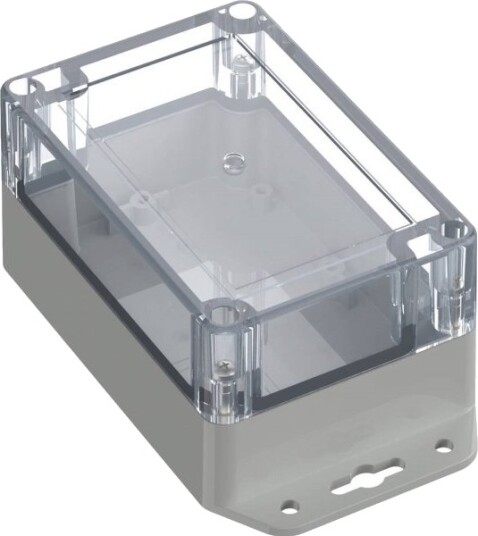 Tru Components Flangekabinett 120 × 80 × 60,2 mm ABS PC Lys Grå