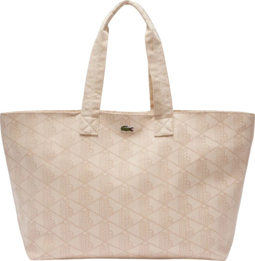 Lacoste Dame Vesker Beige ONE SIZE,