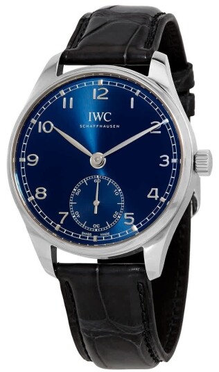 IWC Herreklokke IW358305 Portugieser Blå/Lær Ø40.4 mm