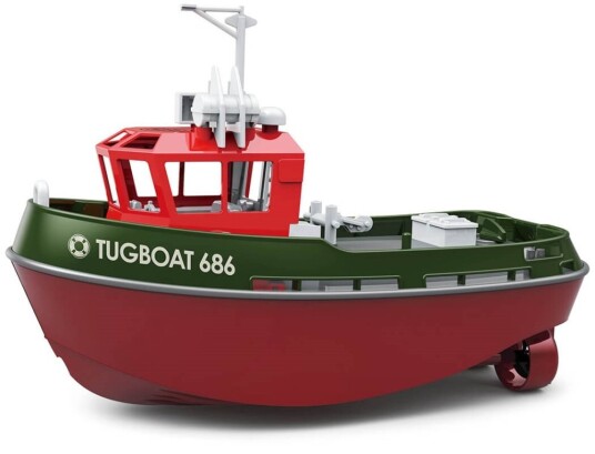Heng Long HL3800-G Tug Boat - Radiostyrt mini Slepebåt 686 - Grn Heng Long HL3800-G Tug Boat - Radiostyrt mini Slepebåt 686 - Grn