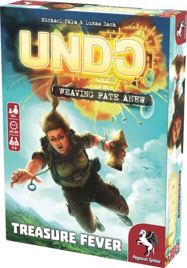 Pegasus Undo: Treasure Fever Brettspill Engelsk 10+ År