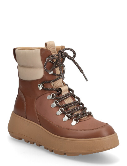 FitFlop F Mode W/Resistant Hiker Lace Flatform Ankle Boots Brown 37 FitFlop F Mode W/Resistant Hiker Lace Flatform Ankle Boots Brown 37