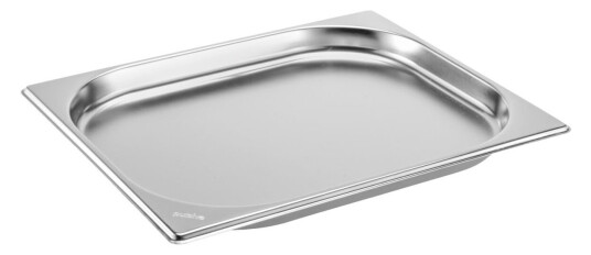 PULSIVA Kantine Basic GN 1/2; Størrelse GN 1/2 1.2l 32.5x26.5x2 cm LxBxD; Sølvfarge