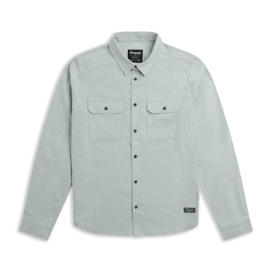Bergans Nordmarka Flannel Shirt Men Dried Sage L L