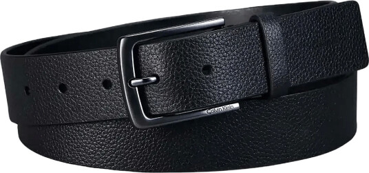 Calvin Klein Casual Pin Buckle Pebble 35Mm Black 115