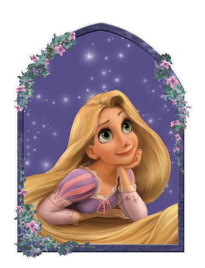 RoomMates Vegglistremerker Prinsesse Rapunzel Kjempe Purple One Size RoomMates Vegglistremerker Prinsesse Rapunzel Kjempe Purple One Size