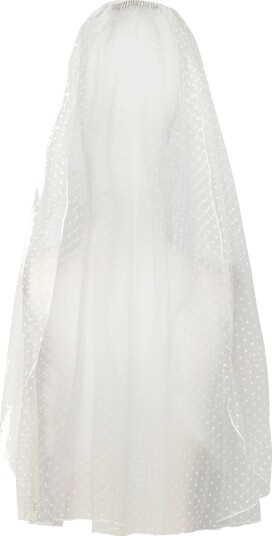 Malina Dotted Veil Short Cream ONE SIZE