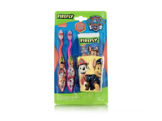 Nickelodeon Firefly Paw Patrol Dental Set Soft 3+ Red And Pink