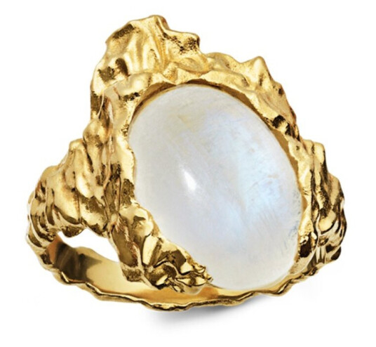 Maanesten Goddess Ring Moonstone Ring Gull 57