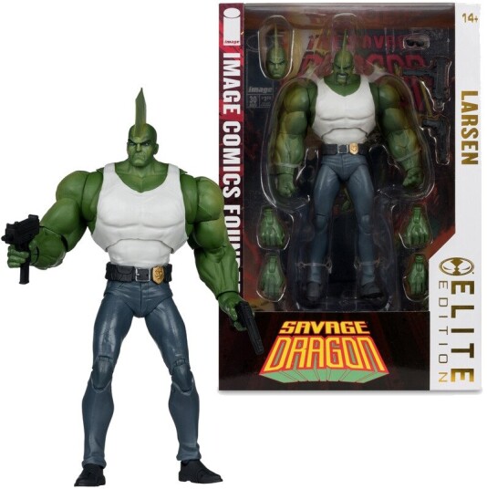 McFarlane Elite Edition  Savage Dragon  Image Comics Founders Series  7" Dragon Deluxe Action Figure