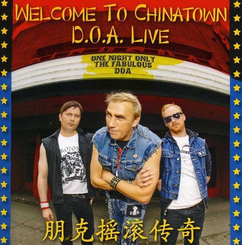 D.O.A. Welcome To Chinatown: Doa Live CD D.O.A. Welcome To Chinatown: Doa Live CD