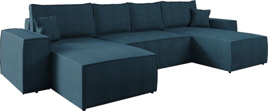 Knocklong 4 seters Hjørnesovesofa   Blå