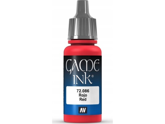 Vallejo 72.086 Rød Acryl Maling 17 Ml 1 Stykker