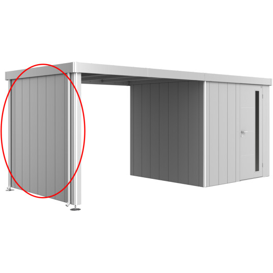BIOHORT SIDEVEGG FOR SIDETAK FOR REDSKAPSBOD NEO 2A/2B/2C/2D SØLV METALLIC BIOHORT SIDEVEGG FOR SIDETAK FOR REDSKAPSBOD NEO 2A/2B/2C/2D SØLV METALLIC