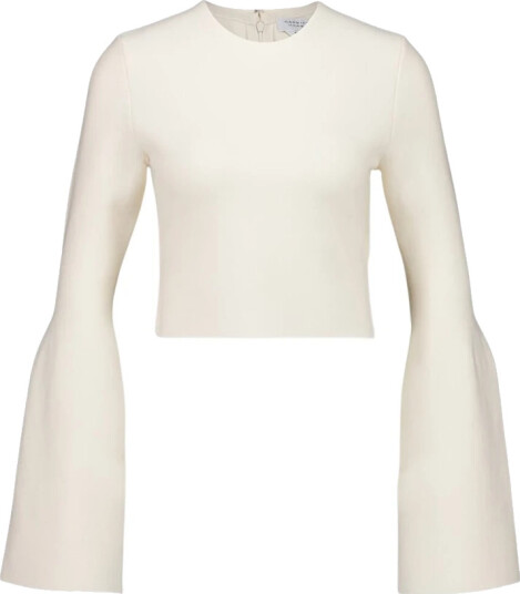 Gabriela Hearst Dame Topper Hvit S, Gabriela Hearst Dame Topper Hvit S,