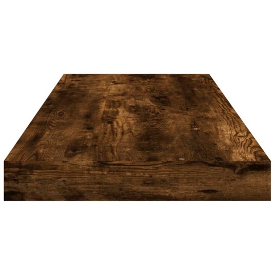 Vegghyller 4 stk røkt eik 60x10x1,5 cm konstruert tre 8721012209251