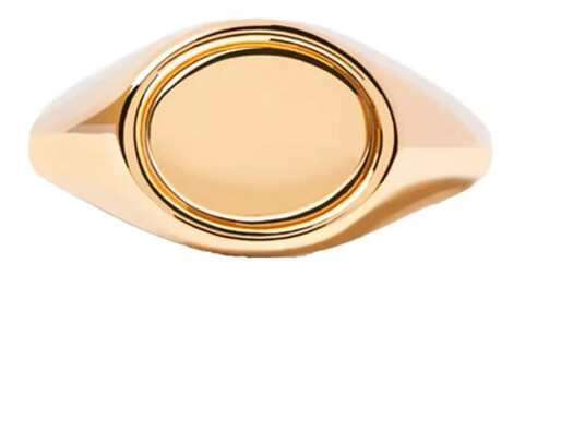 PDPAOLA Stamp Ring 18 kt. Gullbelagt sølv AN01-628-52 - Dame - 925 sterling silver