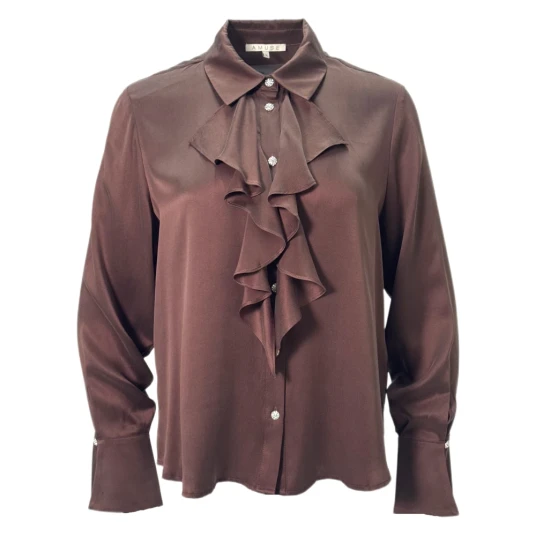 Amuse Dame Bluser & Skjorter Brun S,