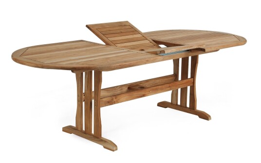 Brafab Melbourne spisebord Teak 190 - 240 x 100 cm Brun Brafab Melbourne spisebord Teak 190 - 240 x 100 cm Brun