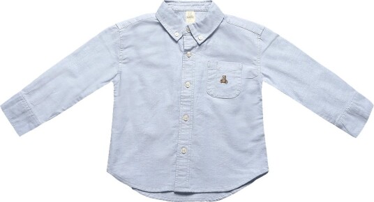 GAP Oxford Woven Top From The Gap Collection - BLEACH BLUE - 74/80