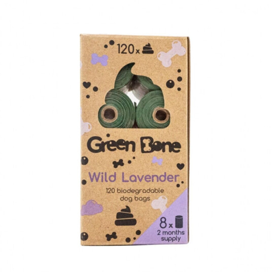 Green Bone Komposterbare Hundeposer Wild Lavender 120-pk Green Bone Komposterbare Hundeposer Wild Lavender 120-pk