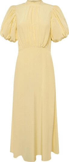 Minus Msalicia Puff Short Sleeve Open Back Yellow 44