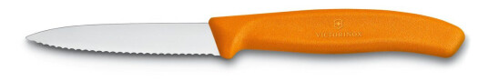 Victorinox Swiss Classic grønnsaks- og skrellekniv tagget 8 cm Oransje