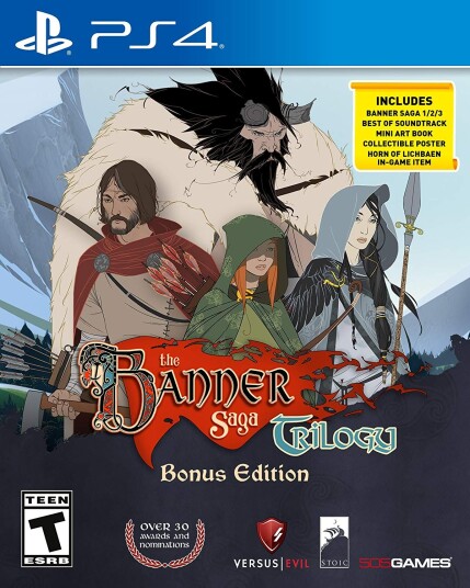 The Banner Saga Trilogy Bonus Edition PS4 Spill The Banner Saga Trilogy Bonus Edition PS4 Spill