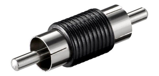 Pro RCA adapter male to male