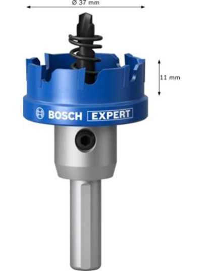 Bosch 37mm Hulsav for Boring i Metall med Hardmetall Teknologi