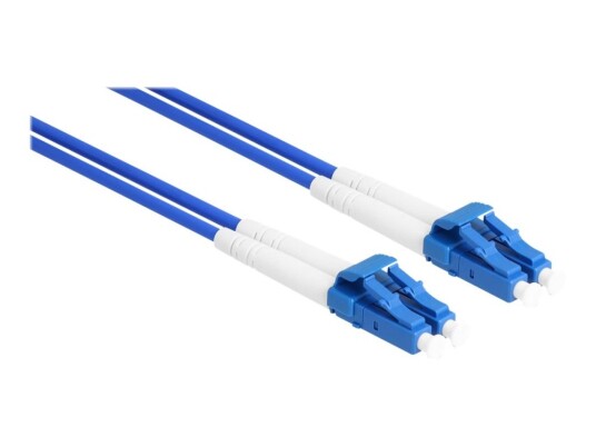 Delock - Nettverkskabel - Lc-Enkeltmodus (Hann) Til Lc-Enkeltmodus (Hann) - 2 M - 3 Mm - Fiberoptisk - Dupleks - 9 / 125 Micron - Os2 - Halogenfri - Blå