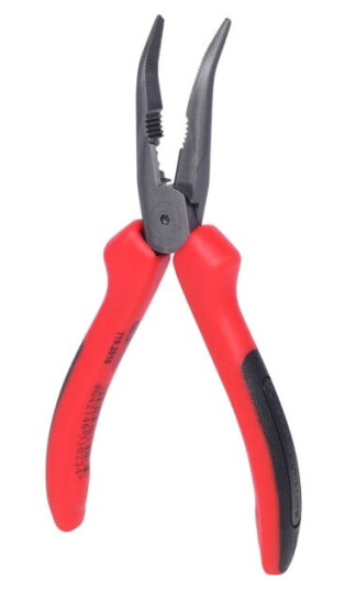 Ks Tools Fladrundtang 165 mm 45° Bøjet Håndverktøy Stål