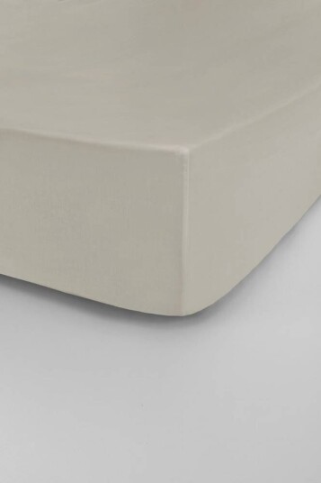 Jotex ZACK PERCALE dra-på-laken, høy madrass - økologisk Lys beige 1731618-03-22 1731618-04-08