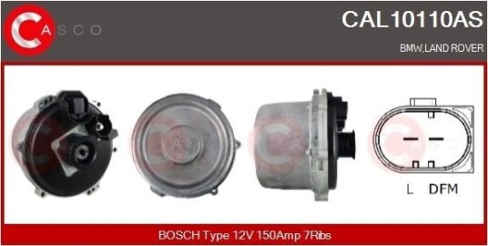 CASCO CAL10110AS Dynamo