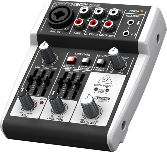 Behringer Xenyx 302USB Case Bundle Behringer Xenyx 302USB Case Bundle