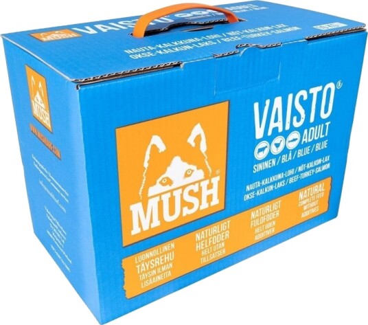 Mush Vaisto Storfe Kalkun Og Laks 10 kg 